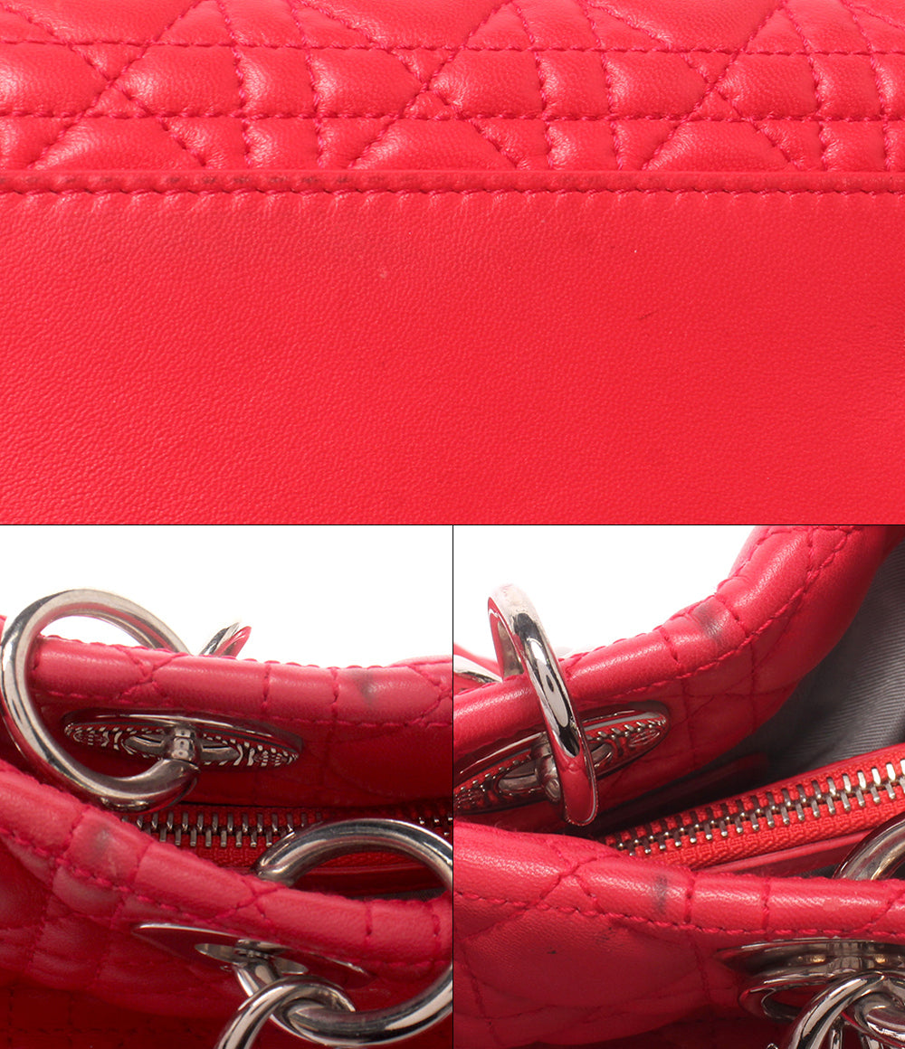 Christian Dior トートバッグ ショルダーバッグ 肩掛け カナージュ 04-RU-1101 レディース クリスチャンディオール
