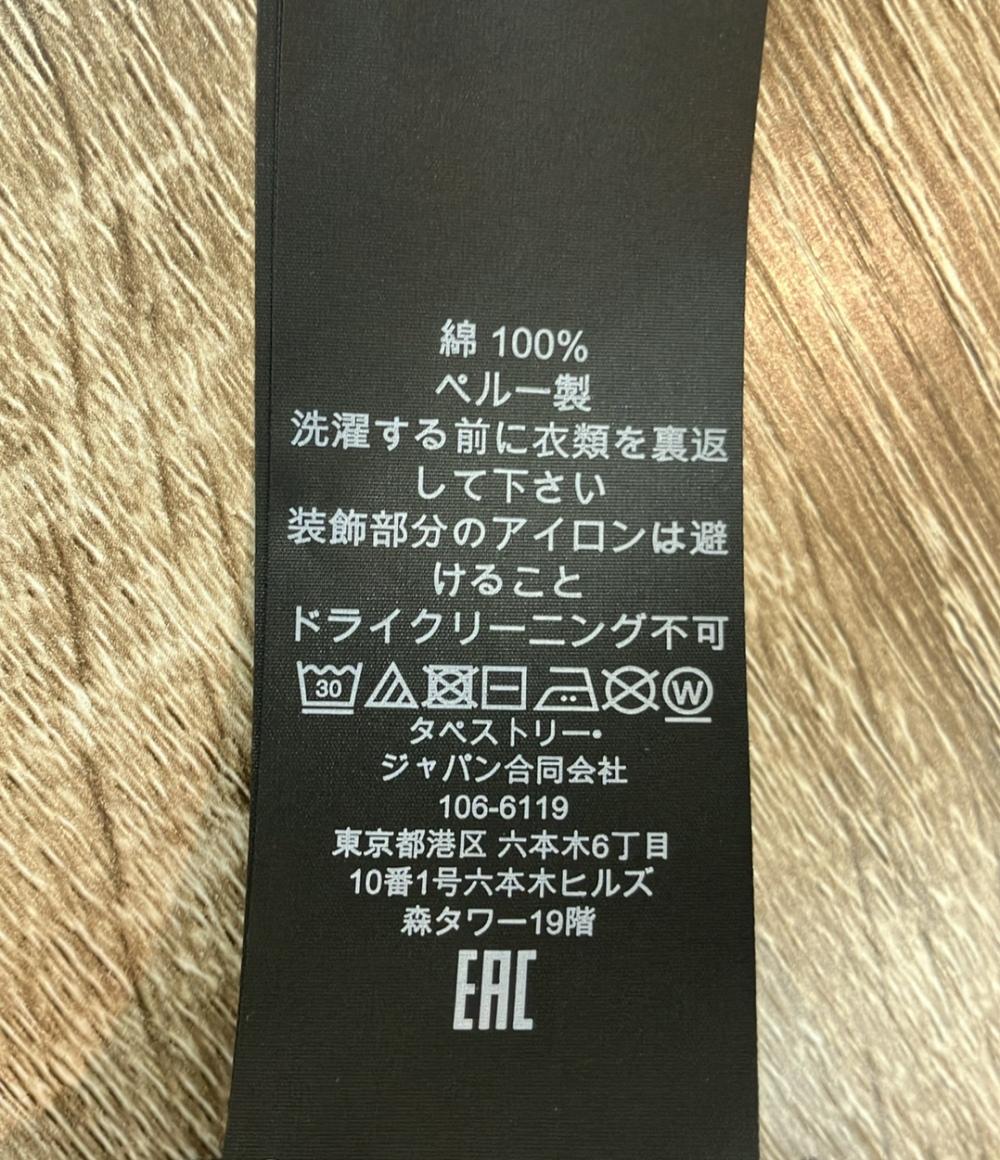 美品 COACH 半袖Tシャツ ジャージー Vネック ロゴ Cotton Jersey V-Neck T-shirt CY572 メンズ SIZE L コーチ