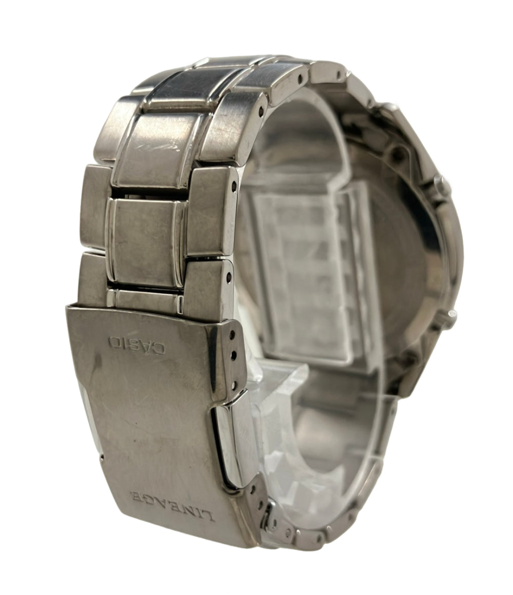 CASIO 腕時計 リニエージ LINEAGE ソーラー ブラック LIW-130T メンズ カシオ