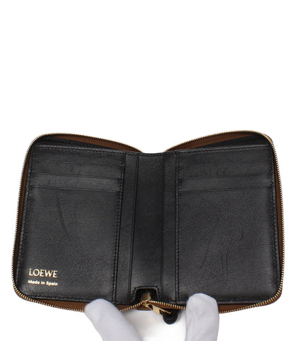 LOEWE ラウンドファスナー二つ折り財布 ノットコンパクトジップアラウンドウォレット ノット レディース ロエベ