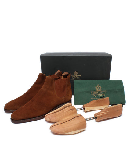 CROCKETT&JONES サイドゴアブーツ BEAMS F別注 スエード 5612 メンズ SIZE 8 1/2 クロケットアンドジョーンズ