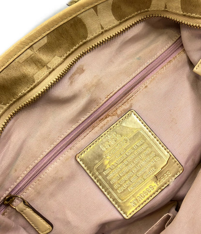 COACH 2WAY ハンドバッグ ショルダーバッグ 斜め掛け オプアート 12963 レディース コーチ