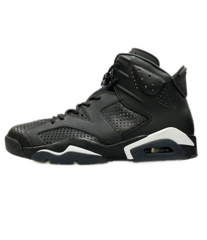 訳あり ナイキ ミドルカットスニーカー エア ジョーダン 6 レトロ ブラックキャット 384664-020 メンズ SIZE 27.0 (L) NIKE