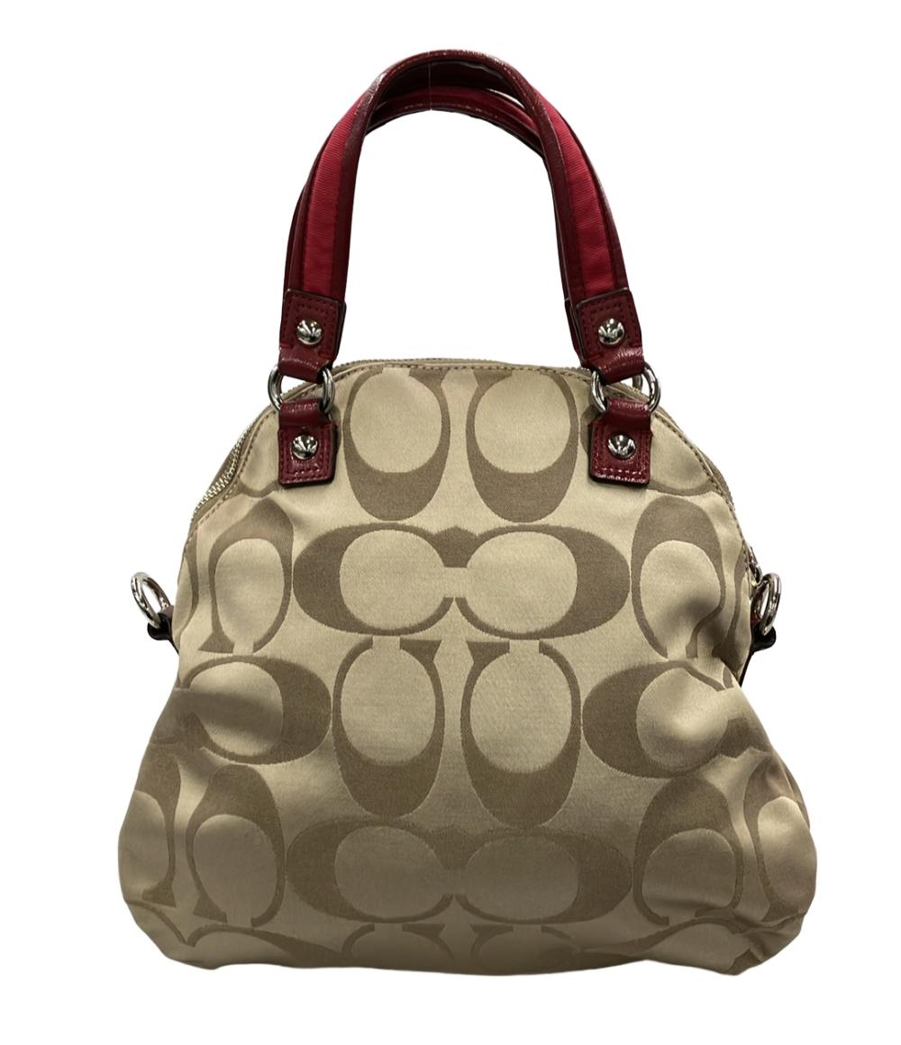 COACH 2WAY ハンドバッグ ショルダーバッグ 斜め掛け ラージシグネチャー F21713 レディース コーチ