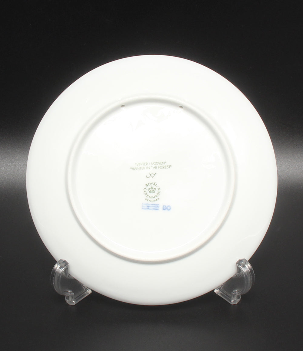 美品 Royal Copenhagen イヤープレート 飾り皿 18cm 2002 ロイヤルコペンハーゲン