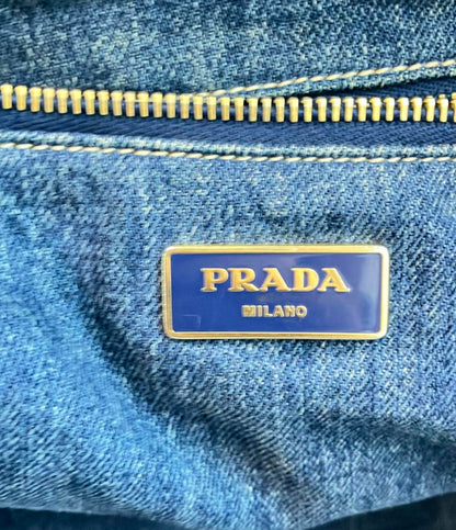 プラダ デニムトートバッグ カナパ レディース PRADA