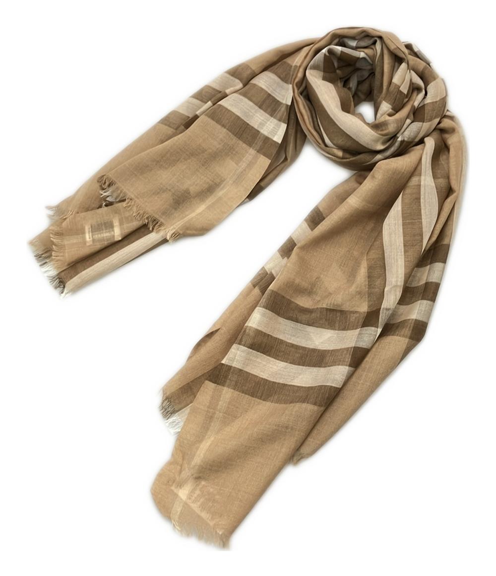 美品 バーバリー マフラー レディース BURBERRY