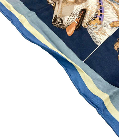 HERMES スカーフ カレ70 シルク100% JOUR DE CASTING レディース エルメス
