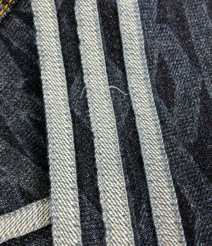 美品 adidas IVYPARK デニムジャケット x IVY PARK  タグ付き オーバーサイズ 2WAY仕様 モノグラム デニム トラックジャケット H61700 メンズ