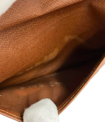 ルイ・ヴィトン 三つ折り財布 パスケース付き ポルトトレゾール エテュイ パピエ モノグラム M61202 レディース LOUIS VUITTON