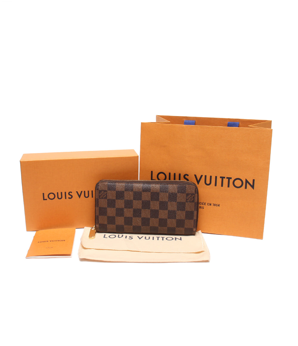 LOUIS VUITTON ラウンドファスナー長財布 ジッピーウォレット ダミエ N60015 レディース メンズ ルイ・ヴィトン