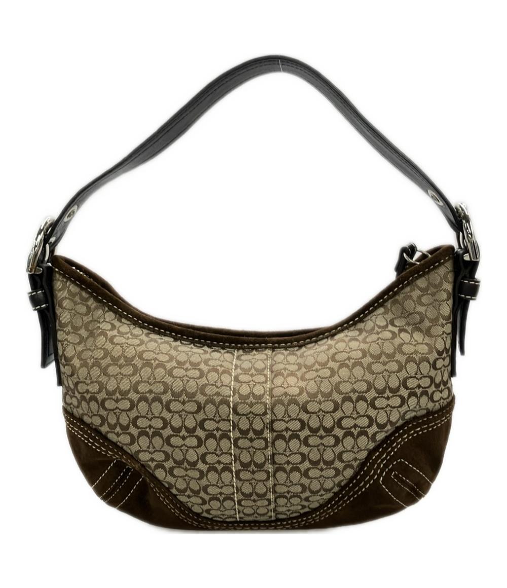 COACH ショルダーバック 肩掛け キャンバス ミニシグネチャー 2154 レディース コーチ