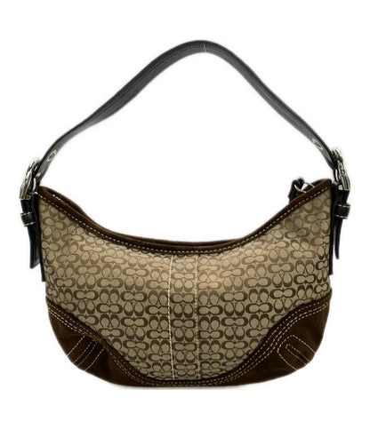 COACH ショルダーバック 肩掛け キャンバス ミニシグネチャー 2154 レディース コーチ