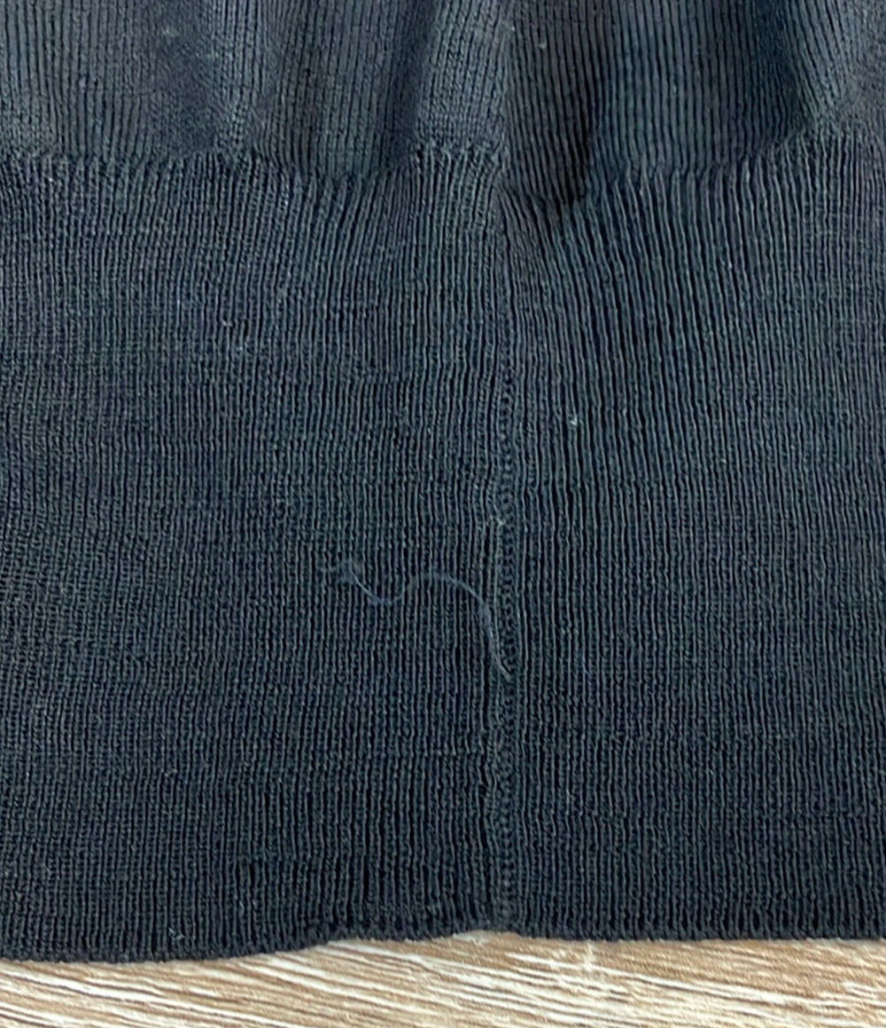 Salvatore Ferragamo 半袖ニット カラーブロック blue×black レディース SIZE S サルヴァトーレフェラガモ