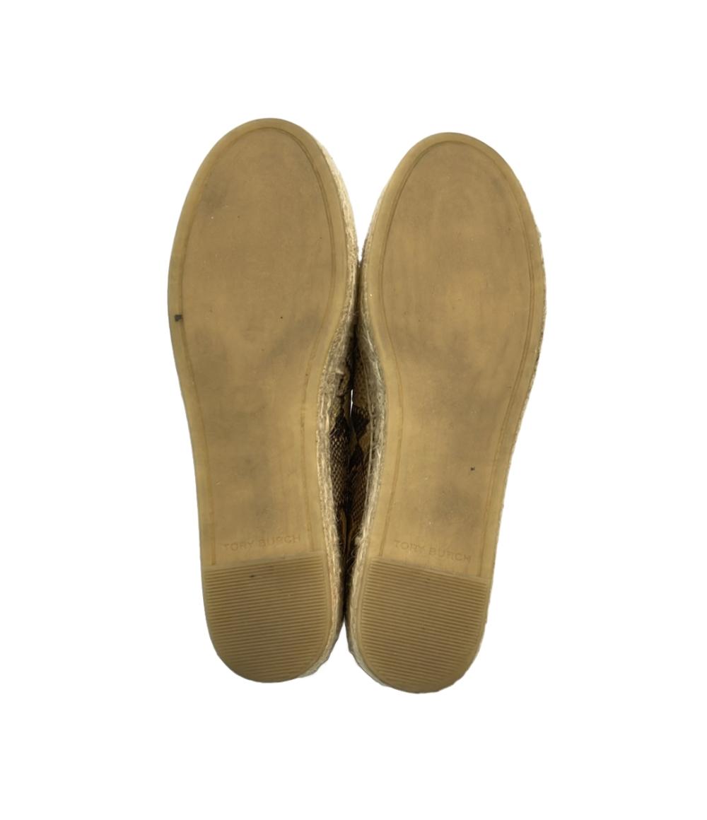 Tory Burch スリッポン エスパドリーユ パイソン柄 レディース SIZE 8 M (25cm) トリーバーチ