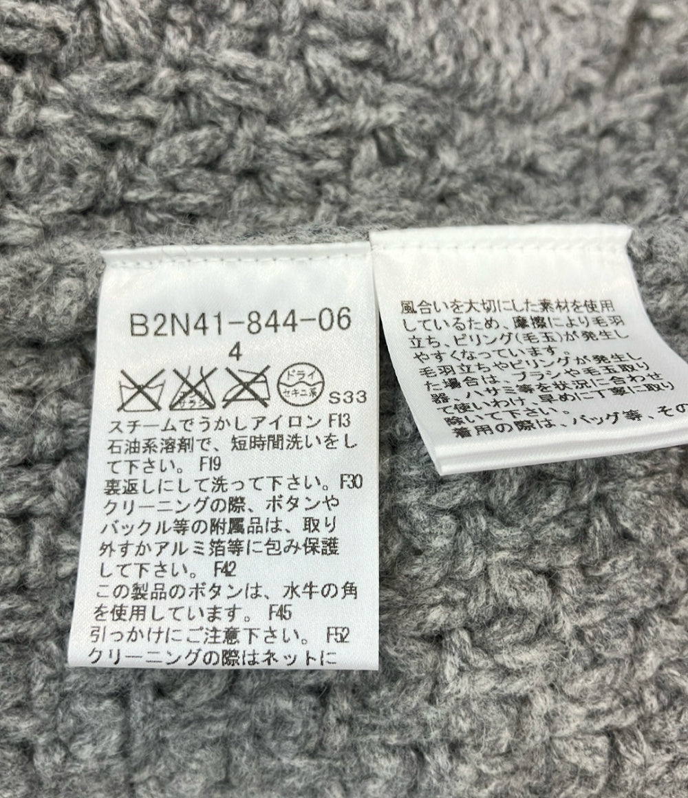 美品 BURBERRY LONDON ニットダッフルコート B2N41-844-06 メンズ SIZE 4 (L) バーバリーロンドン