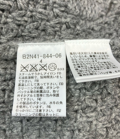 美品 BURBERRY LONDON ニットダッフルコート B2N41-844-06 メンズ SIZE 4 (L) バーバリーロンドン