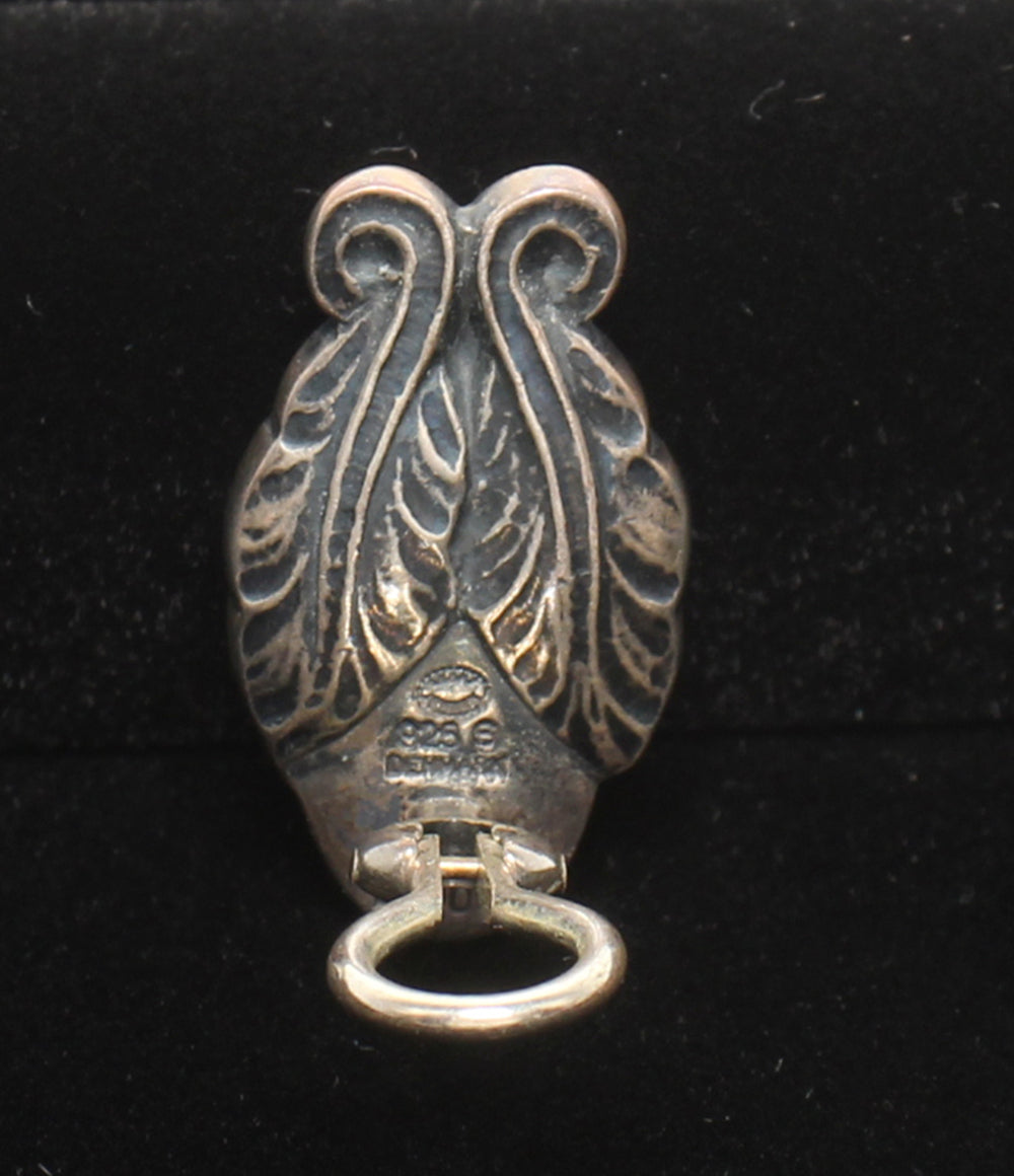 Georg Jensen ネックレス イヤリング SV925 2008 ヘリテージコレクション グリーンアゲート イヤーペンダント 2点セット レディース