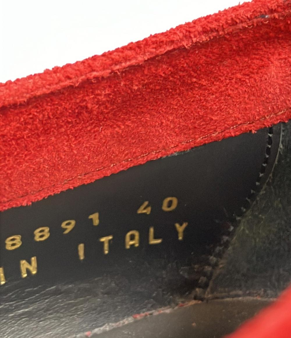 サンローランパリ レースアップダービーシューズ スエードレザー メンズ SIZE 40 (S) SAINT LAURENT PARIS