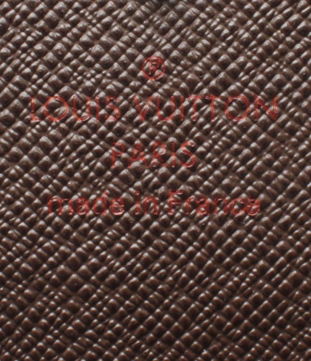 LOUIS VUITTON Wホック財布 ダミエ ポルトフォイユエリーズ N61654