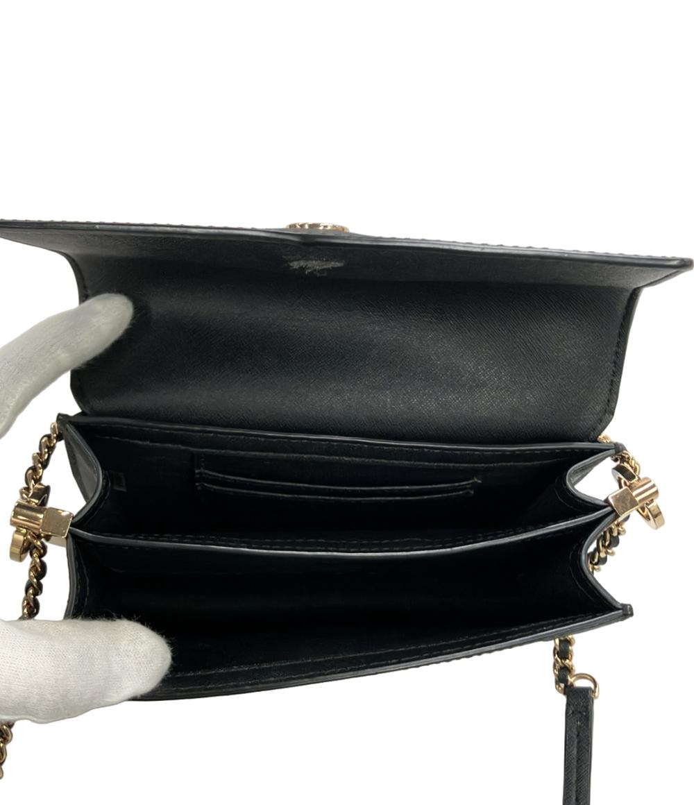 TORY BURCH トリーバーチ レザーショルダーバッグ 黒ブラック チェーン wordltime26 / TORY BURCH トリーバーチ レザー 黒 チェーンショルダー