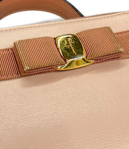 サルヴァトーレフェラガモ 2way ハンドバッグ ショルダーバッグ 斜め掛け ヴァラ AU 22 E004 レディース Salvatore Ferragamo