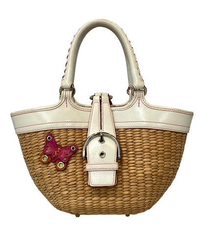 コーチ ハンドバッグ カゴバッグ ストローバッグ バタフライ 6270 レディース COACH