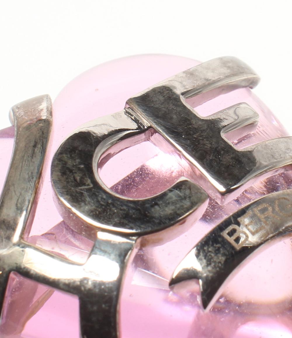 ICEBERG ブローチ SV925 ハートモチーフ ピンク レディース アイスバーグ