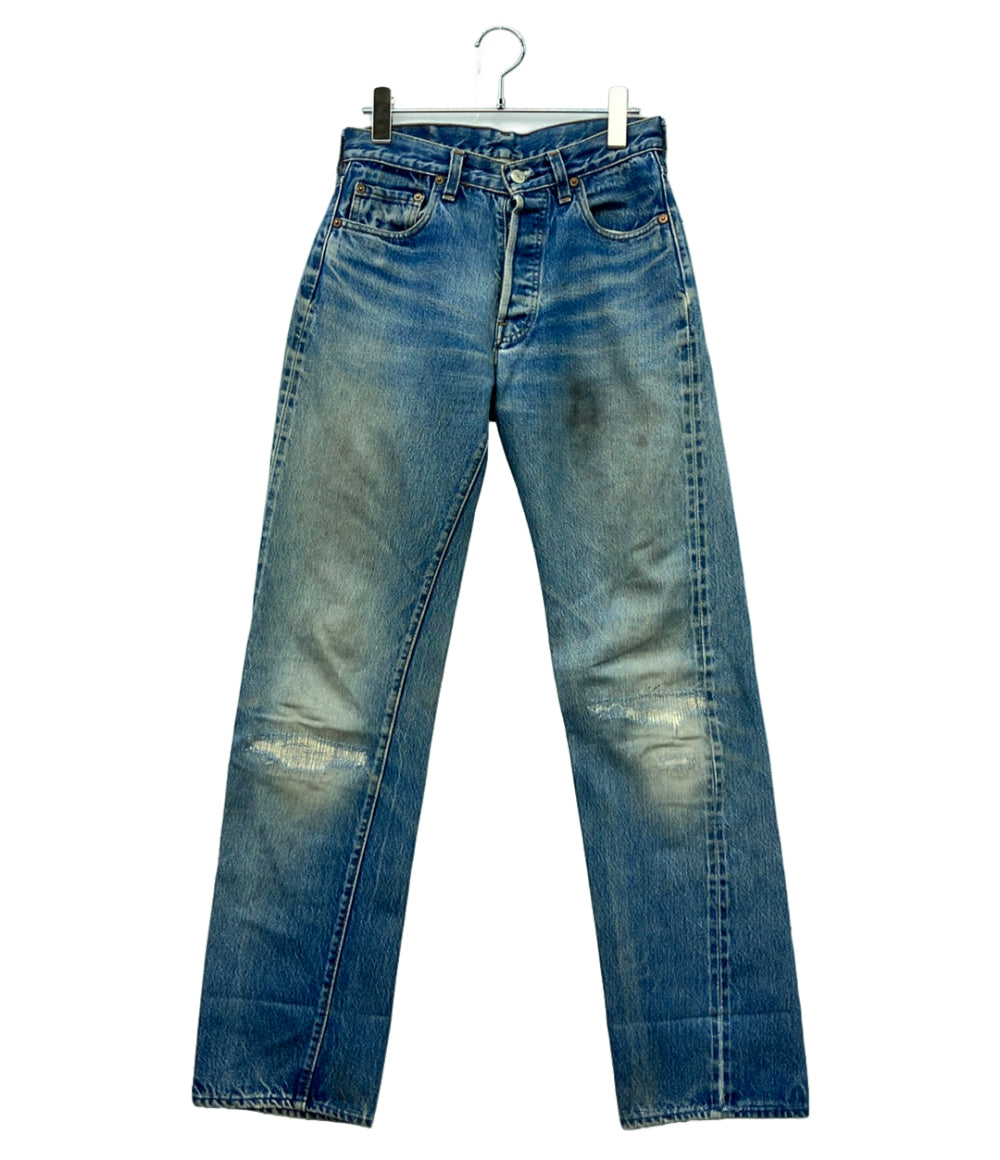 Levi's ダメージデニムパンツ ボタンフライ メンズ SIZE 29 (S) リーバイス