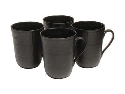 美品 Royal Copenhagen マグカップ 4点セット ブラック ロイヤルコペンハーゲン