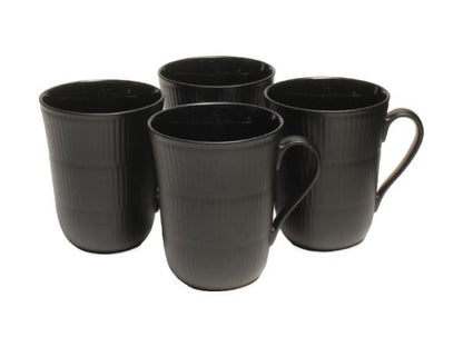 美品 Royal Copenhagen マグカップ 4点セット ブラック ロイヤルコペンハーゲン