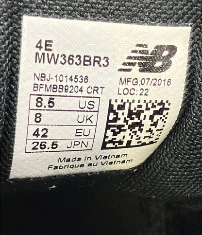 NEW BALANCE ローカットスニーカー サイドジップ MW363BR3 メンズ SIZE 26.5 ニューバランス