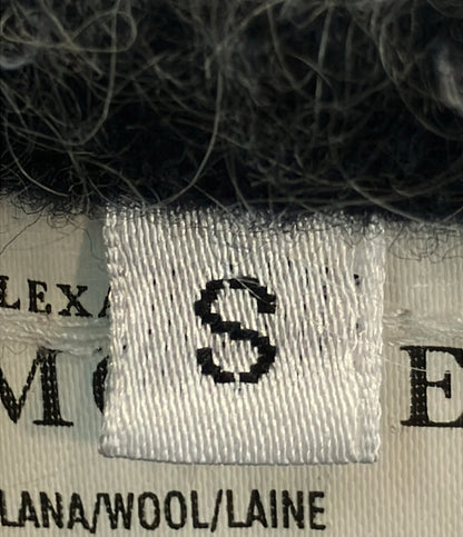 Alexander McQueen ウールモヘヤ混 シャギー ストライプ テーラードジャケット メンズ SIZE S アレキサンダーマックイーン