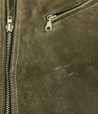 HARLEY DAVIDSON スエードレザーボンバージャケット ブルゾン メンズ SIZE XS ハーレーダビッドソン