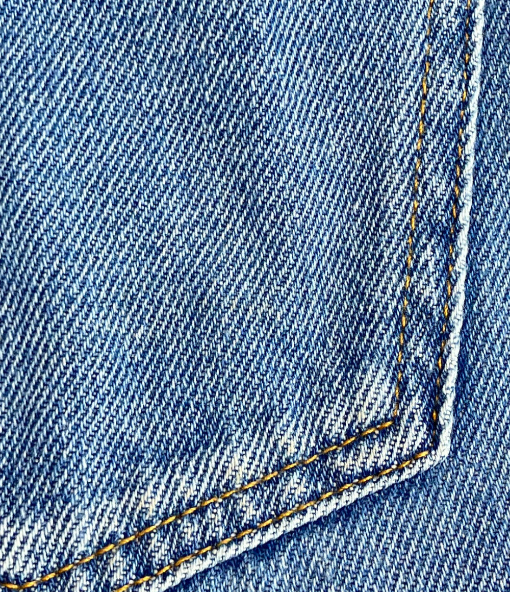 MM6 ドローストリング ワイドデニムパンツ ヴィンテージ加工 S52LA0162 レディース SIZE 40 エムエムシックス
