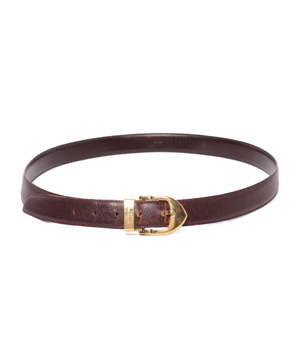 訳あり LOUIS VUITTON ベルト サンチュール クラシック タイガ M6841 メンズ ルイ・ヴィトン