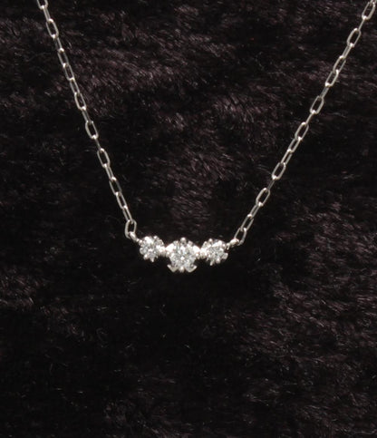 美品 ヨンドシー ネックレス Pt850 ダイヤ レディース 4℃