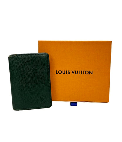 訳あり ルイヴィトン カードケース オーガナイザードゥポッシュ タイガ M30514 ユニセックス LOUIS VUITTON