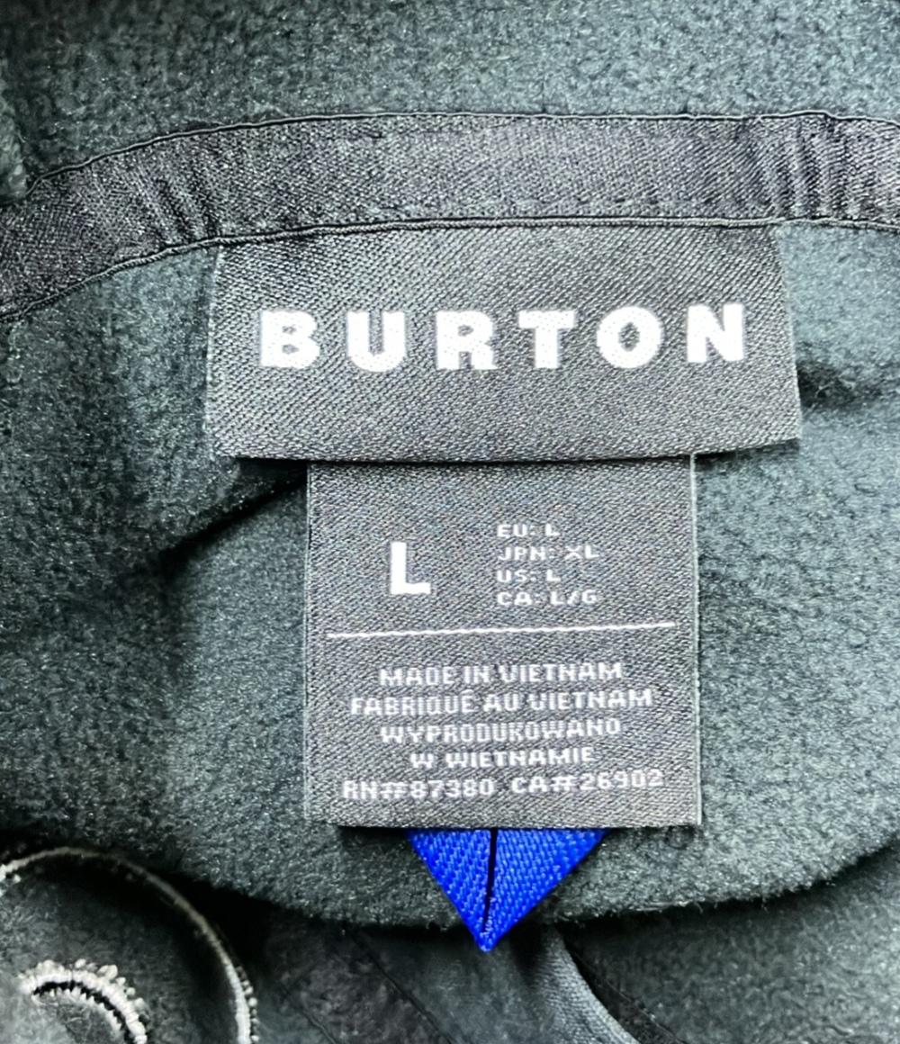 美品 バートン 裏フリースダブルジップパーカー メンズ SIZE L BURTON