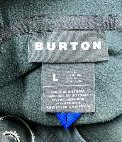 美品 バートン 裏フリースダブルジップパーカー メンズ SIZE L BURTON