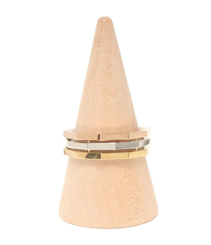 美品 GINZA TANAKA リング 指輪 K18 Pt950 レディース SIZE 16号 田中貴金属