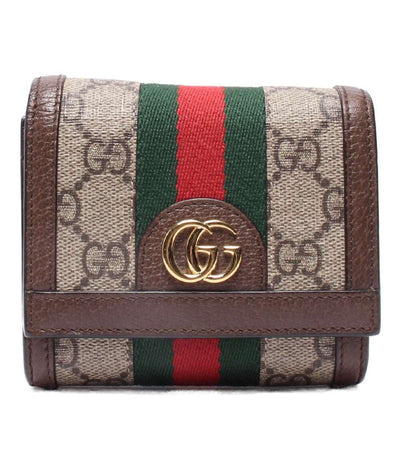 グッチ  二つ折り財布 オフィディア GGスプリーム   598662 2184 レディース  (2つ折り財布) GUCCI