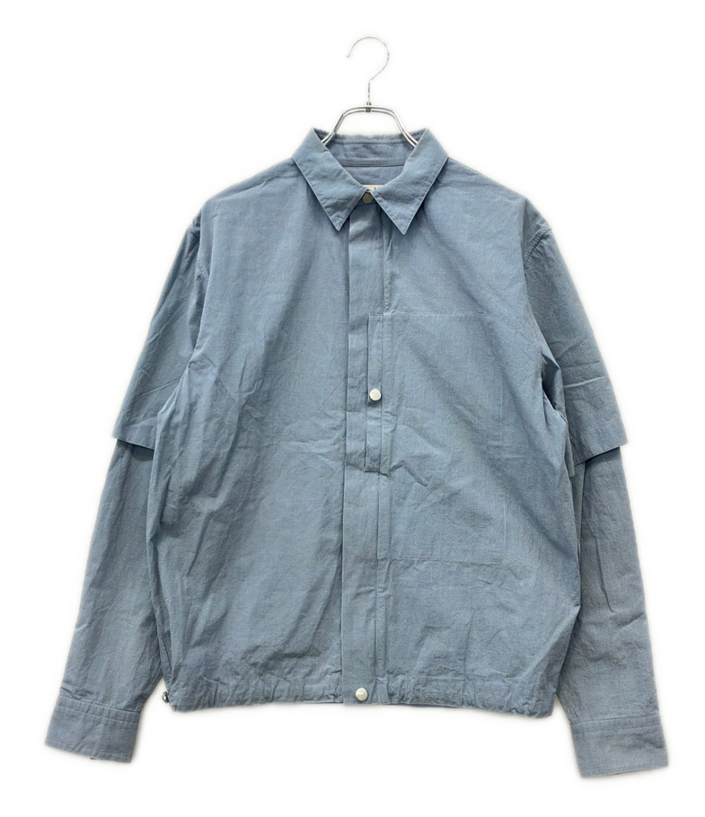 HERMES 長袖 シャツ ジップアップ メンズ SIZE 40 (S) エルメス