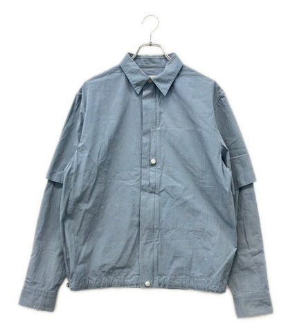 HERMES 長袖 シャツ ジップアップ メンズ SIZE 40 (S) エルメス