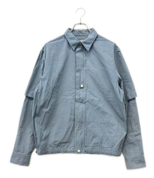 HERMES 長袖 シャツ ジップアップ メンズ SIZE 40 (S) エルメス