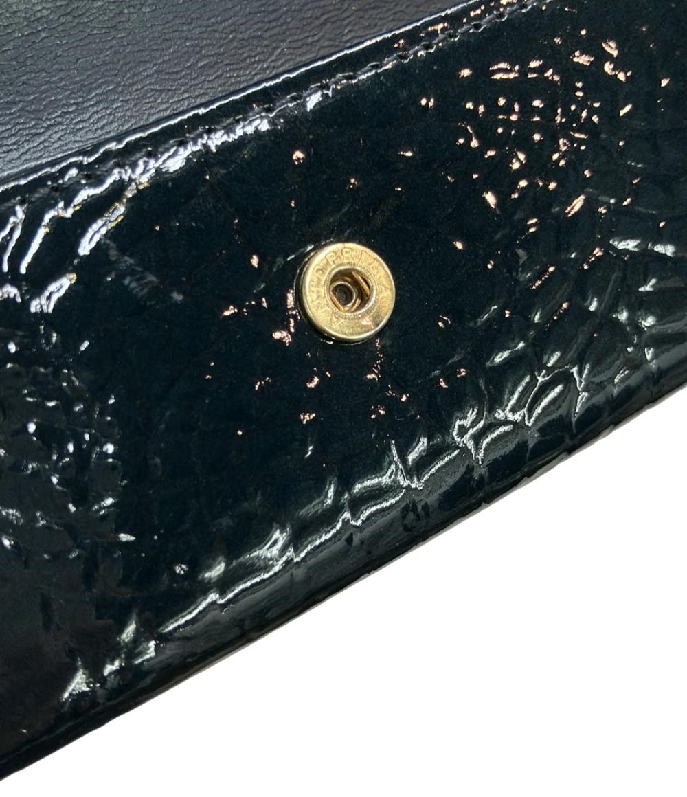 ANTEPRIMA 4連キーケース キーリング付き エナメル クロコ型押し レディース アンテプリマ