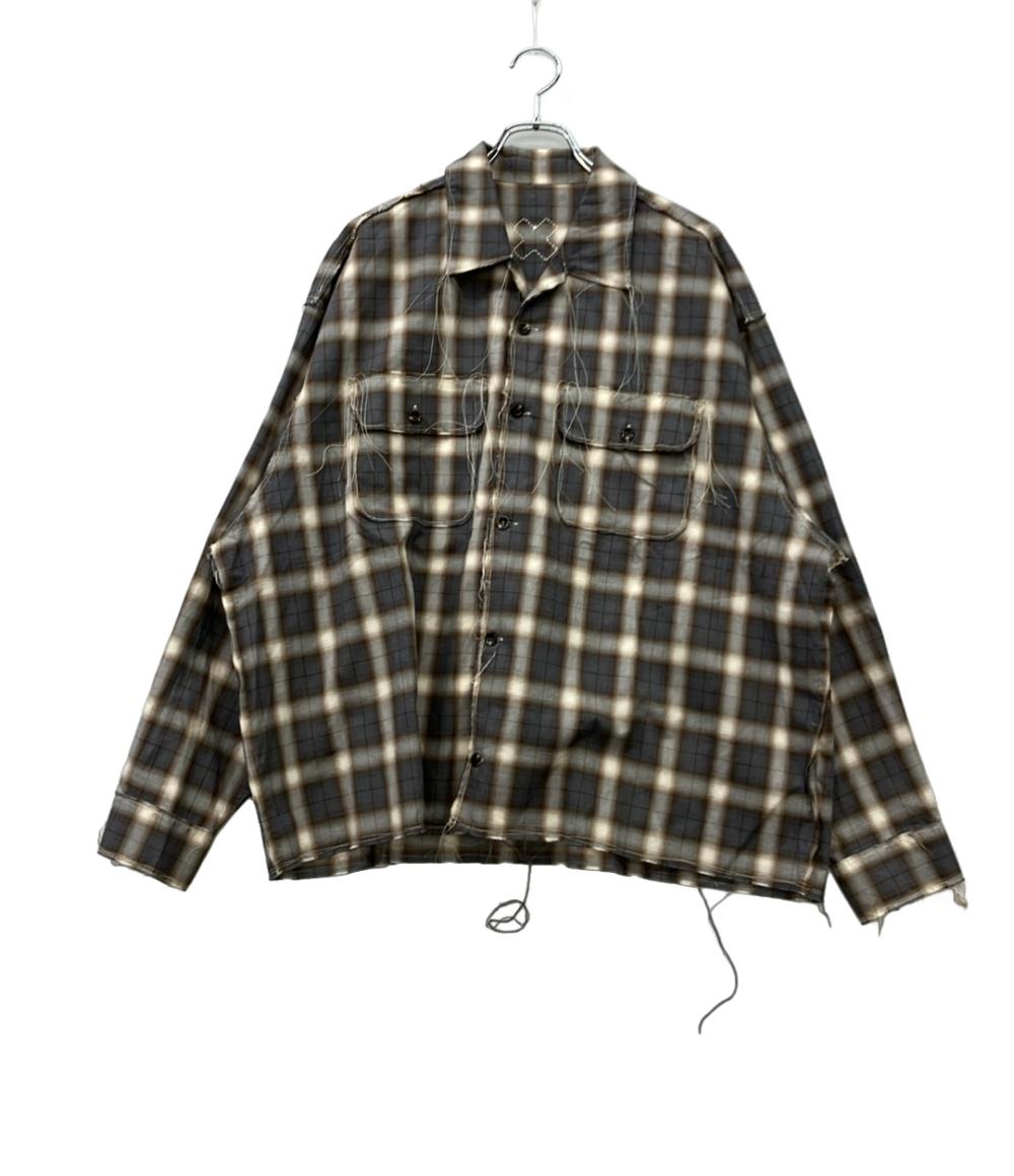 美品 LQUARTET 長袖シャツ オンプレ 50sカラー クラフトマン シャツ 25SS L025SS-LS-012 メンズ エルカルテット