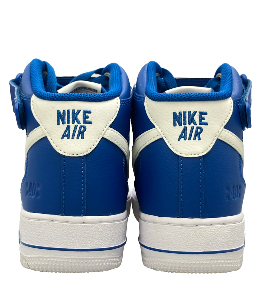 美品 NIKE ミドルカットスニーカー エア フォース 1 MID 07 LV8 40周年記念 DR9513-400 メンズ SIZE 26.5 ナイキ