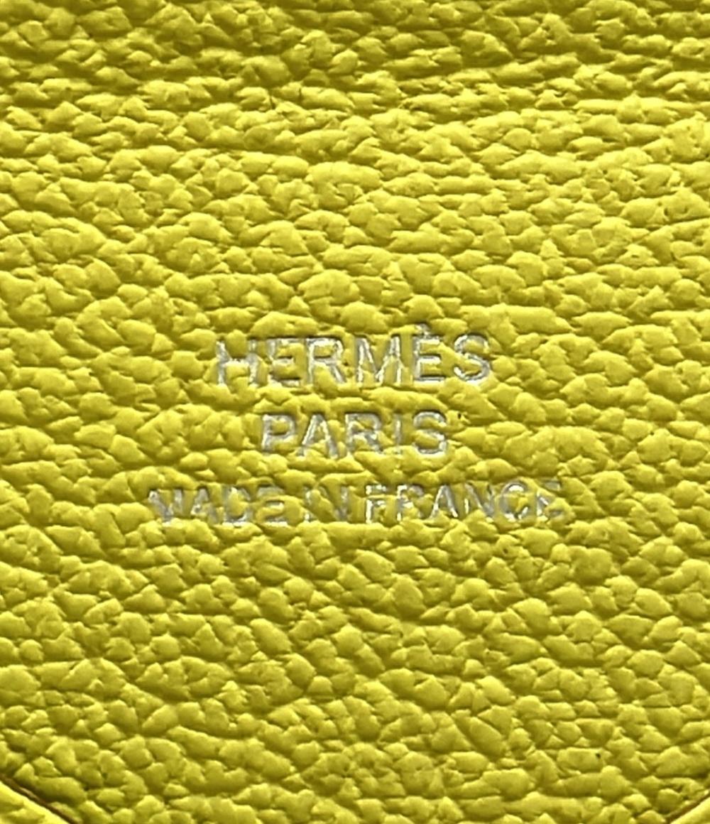 エルメス カードケース ◻︎O刻印 シルバー金具 ガルヴィ ユニセックス HERMES