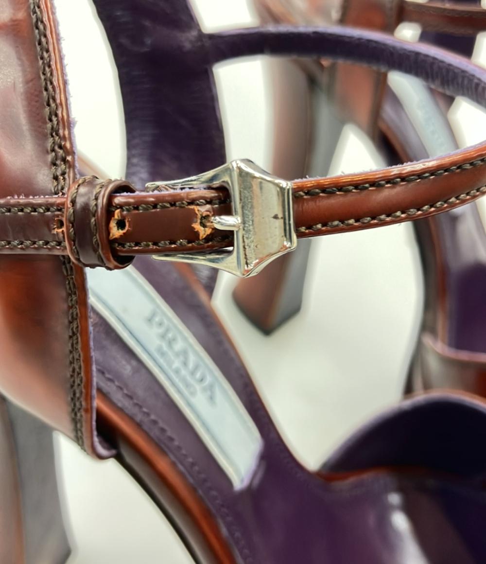 PRADA ストラップサンダル レディース SIZE 34 1/2 21.5(cm) プラダ